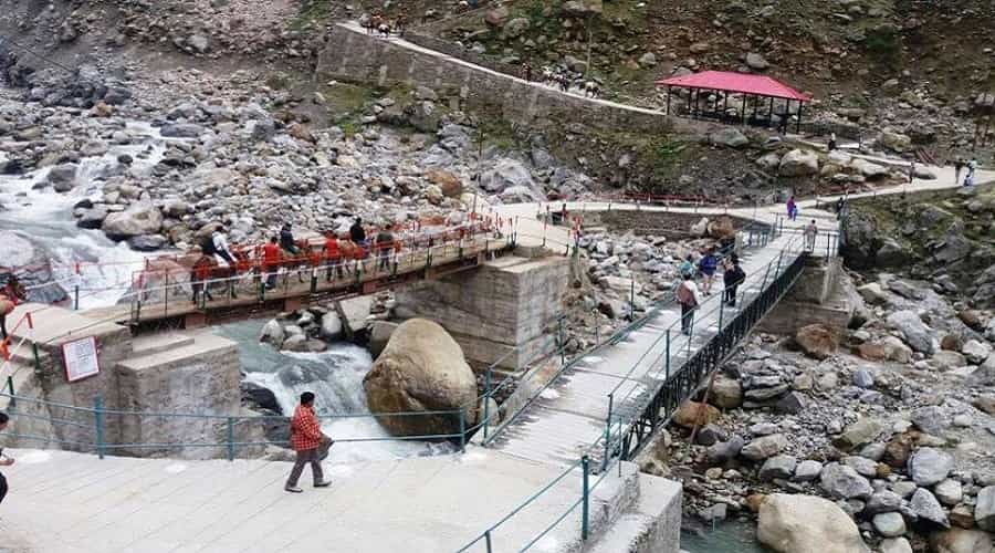 Rambara bridge on Kedarnath trek route