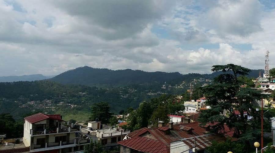 Almora City view from Hotel Savoy