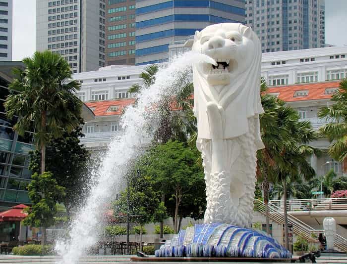 The Merlion in Singapore