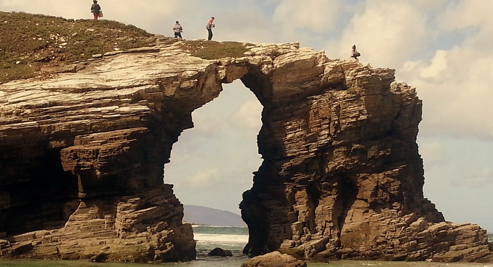 Beach of the Cathedrals in Spain