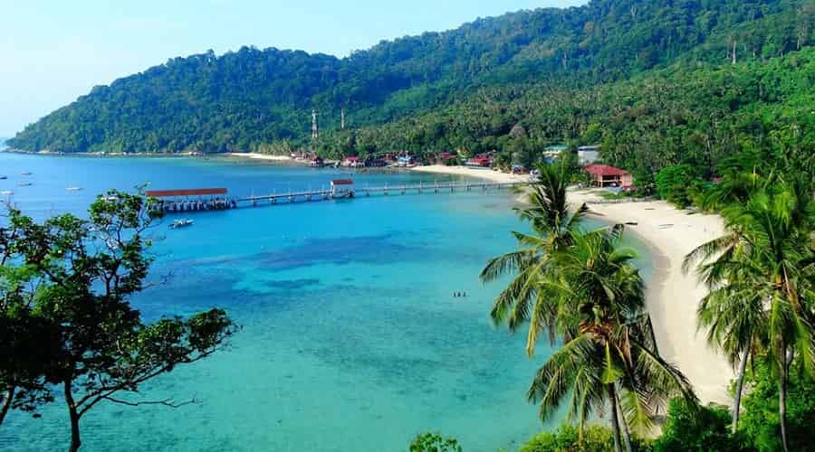 Tioman Island in Pahang, Malaysia