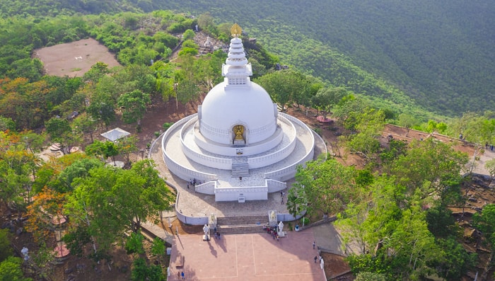 Vishwa Shanti Stupa, Rajgir