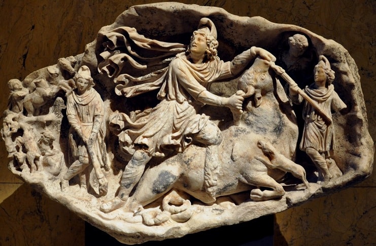 Relation Between Temple of Mithras and Christianity