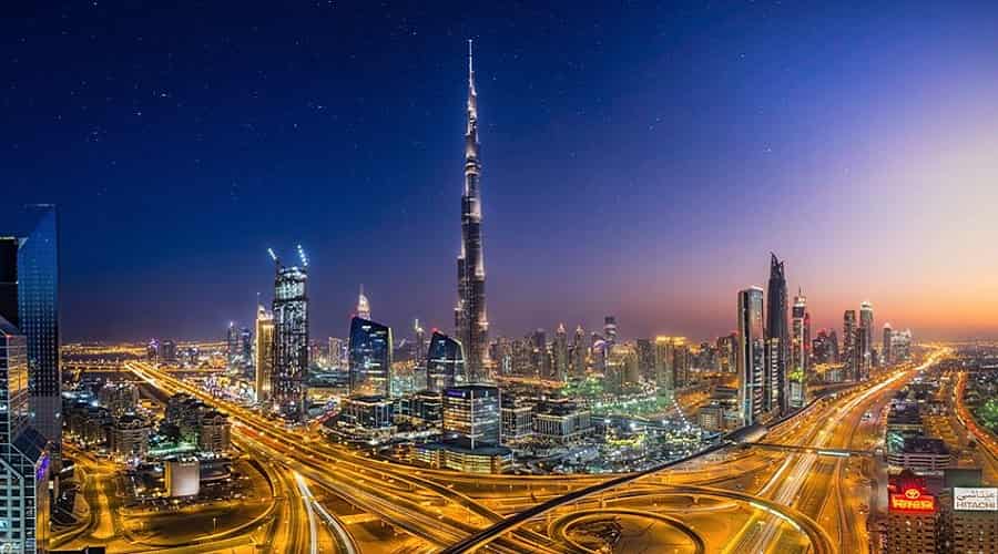 Night View of Burj ul Khalifa