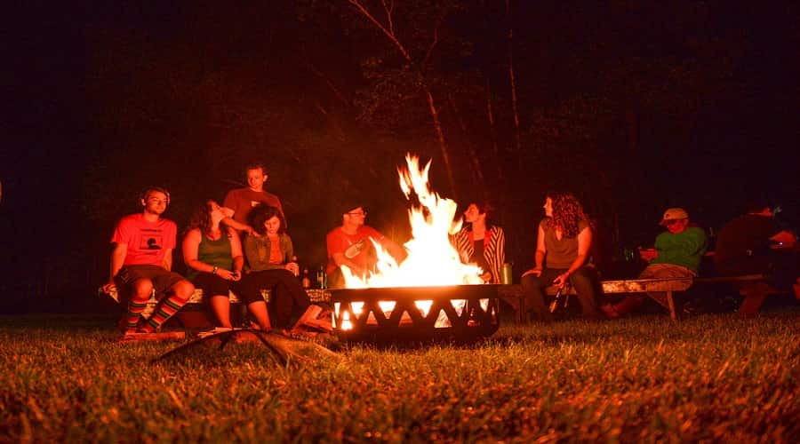 camp bonfire