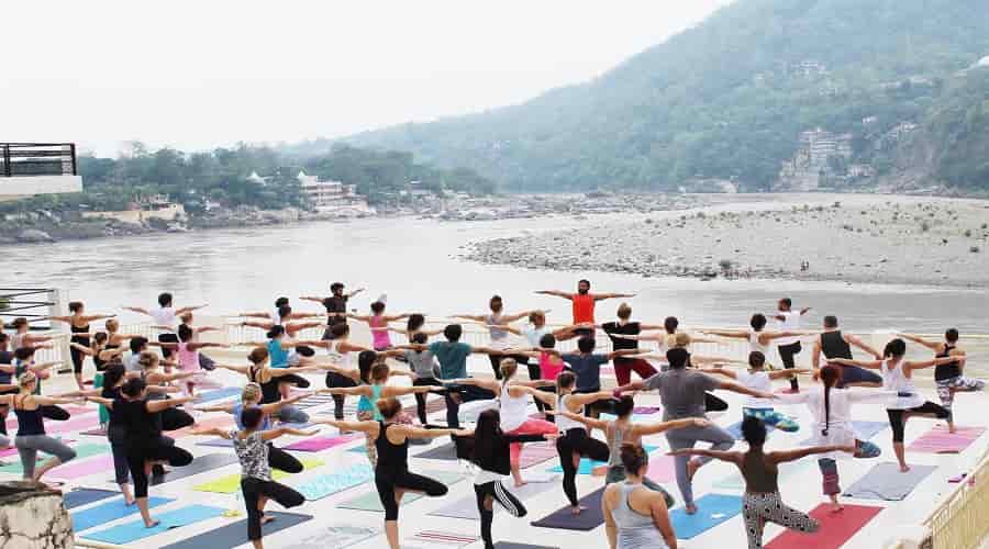 yoga at ganga