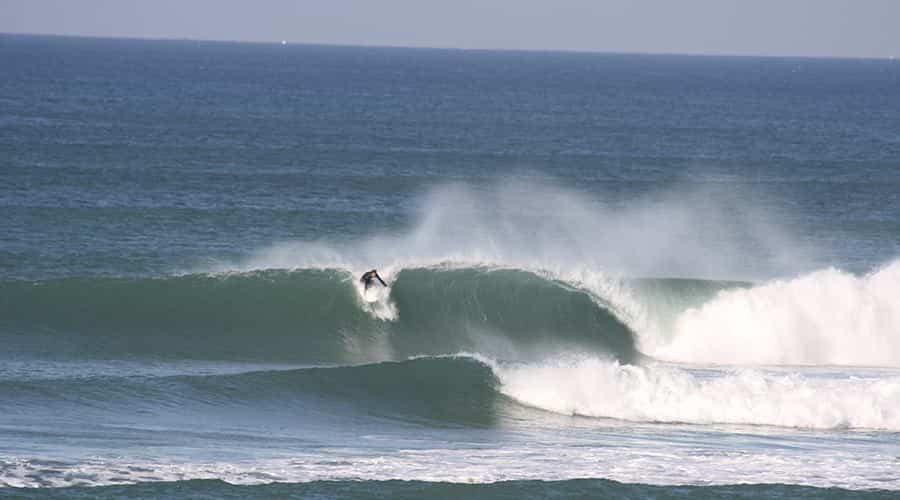 Surfing in Peniche