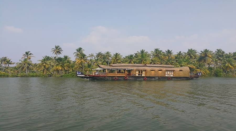 Ashtamudi lake backwater