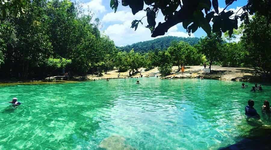 Emerald Pool in Krabi, Thailand