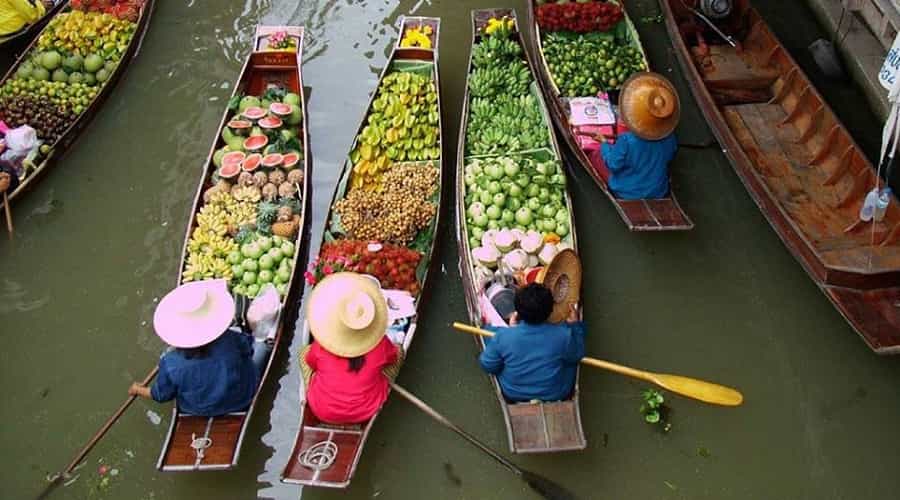 Floating Market in Bangkok