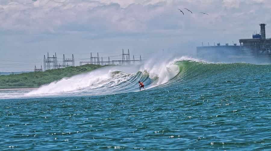 Surfing in Nicaragua