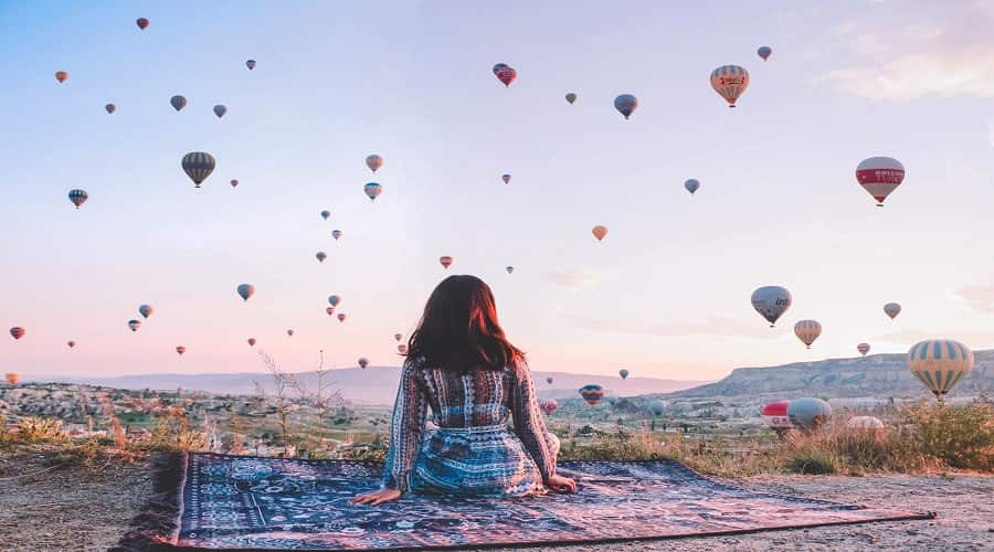 Vantage Point With a Balloon