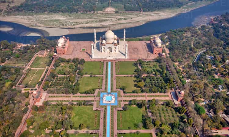 Agra Aerial View
